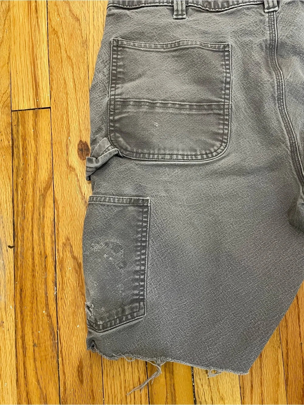 Carhartt Men’s Washed Gray Cargo Work Shorts